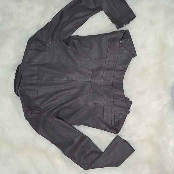 Gianni Bini Grey Moto Jacket - Picture 6 of 6